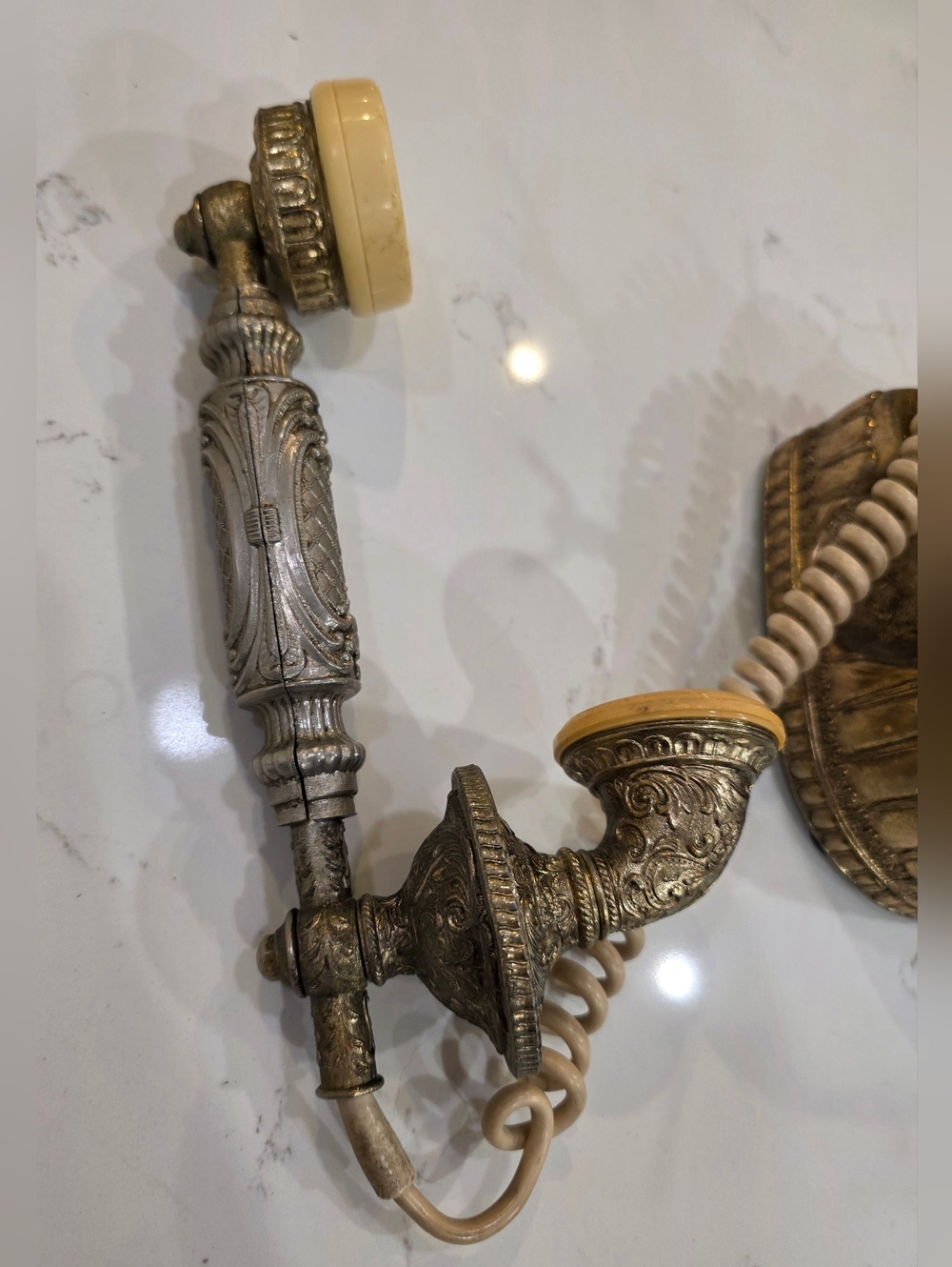 Vintage Ornate Rotary Phone - Picture 6 of 12